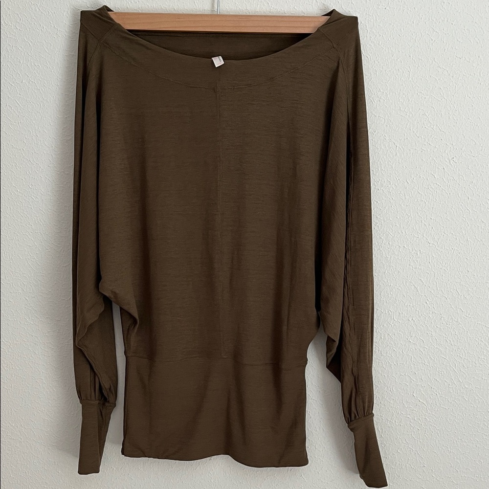 FP movement olive green Women's Top, size XS - Picture 2 of 10